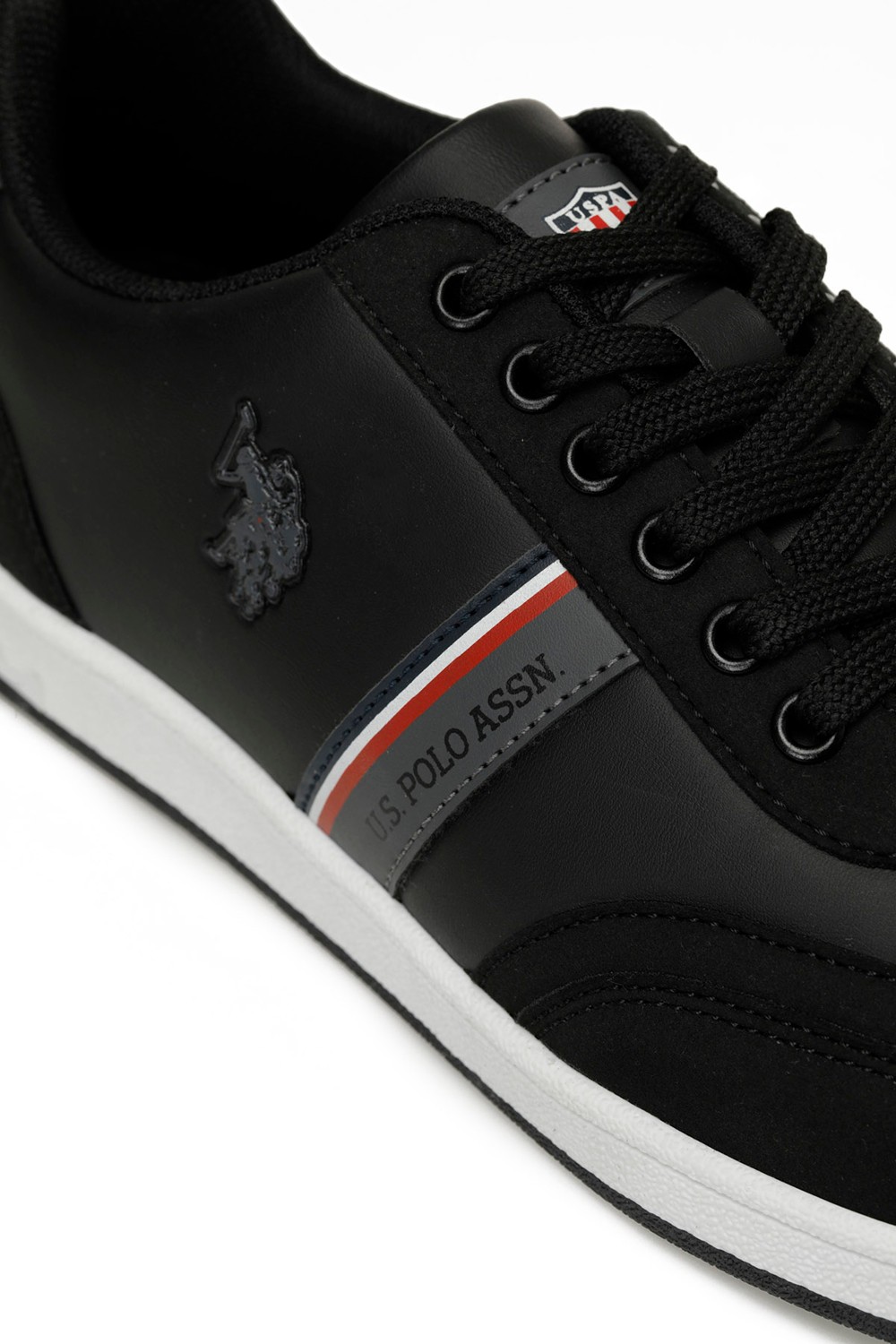 U.S. Polo Assn. Kares 5pr Siyah Erkek Sneaker görsel 7