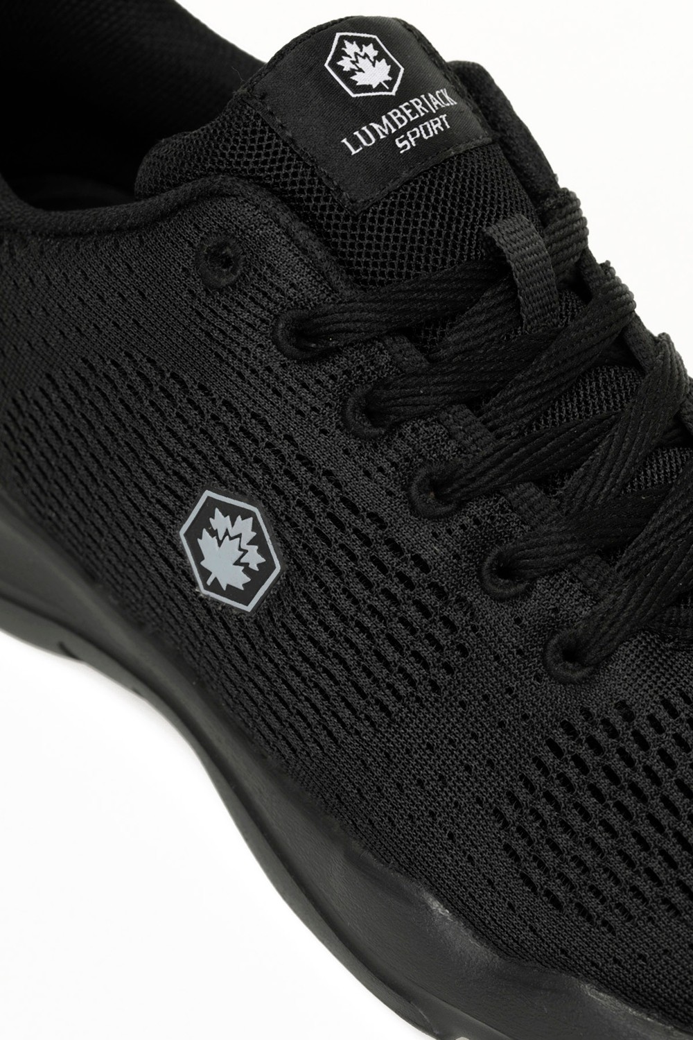 Lumberjack A102033336 5W Agatha 5PR Erkek Klasik Sneaker Siyah görsel 7