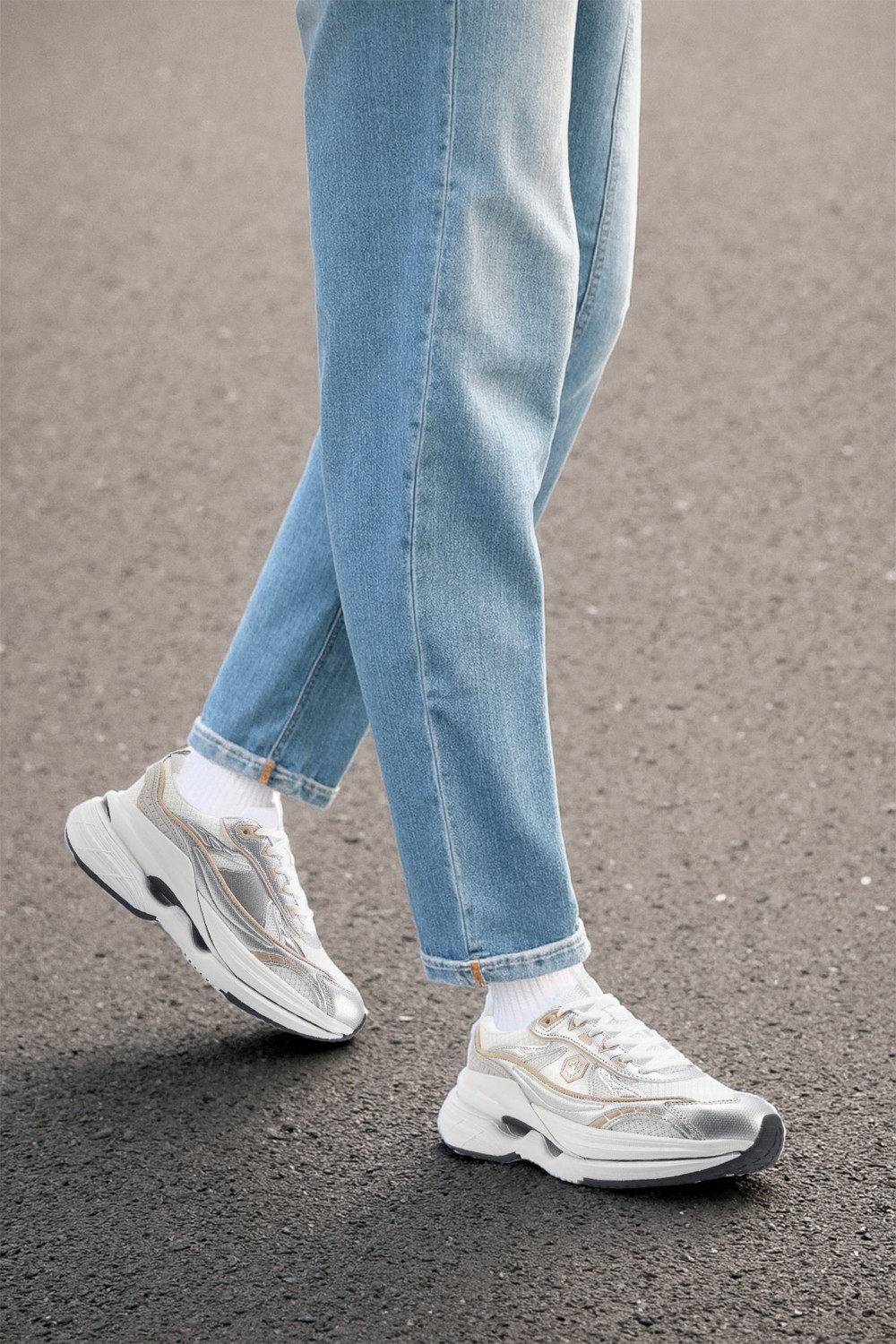 Lumberjack YAM 5FX Beyaz Kadın Sneaker görsel 2