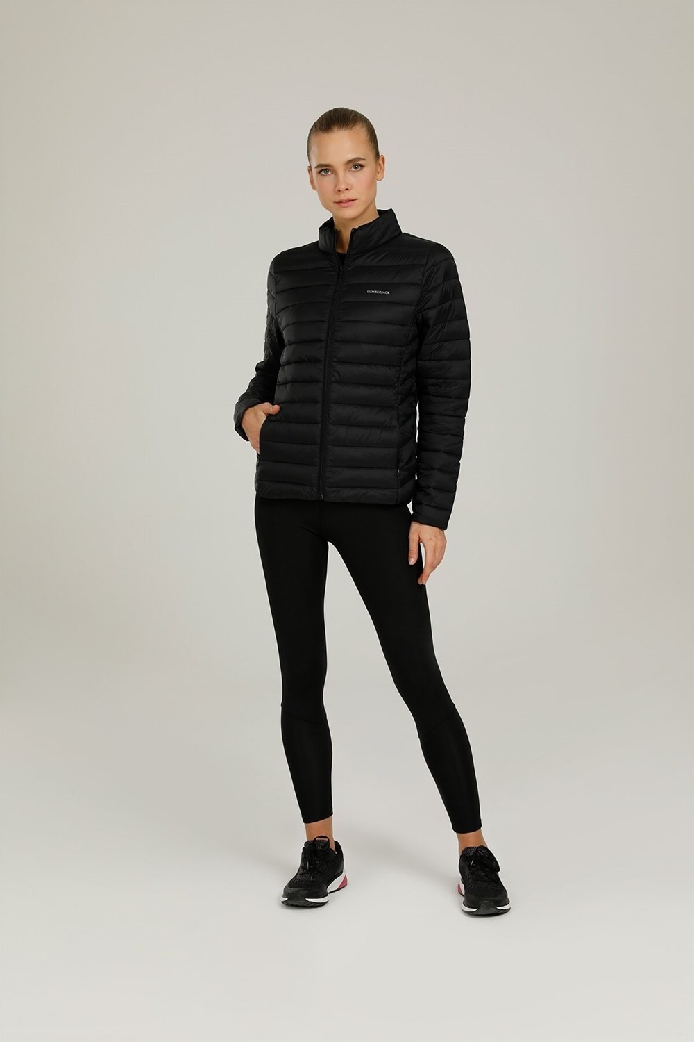 Lumberjack 1W Basıc Padded Coat 1Pr Kadın Siyah Mont - 101044463 görsel 4