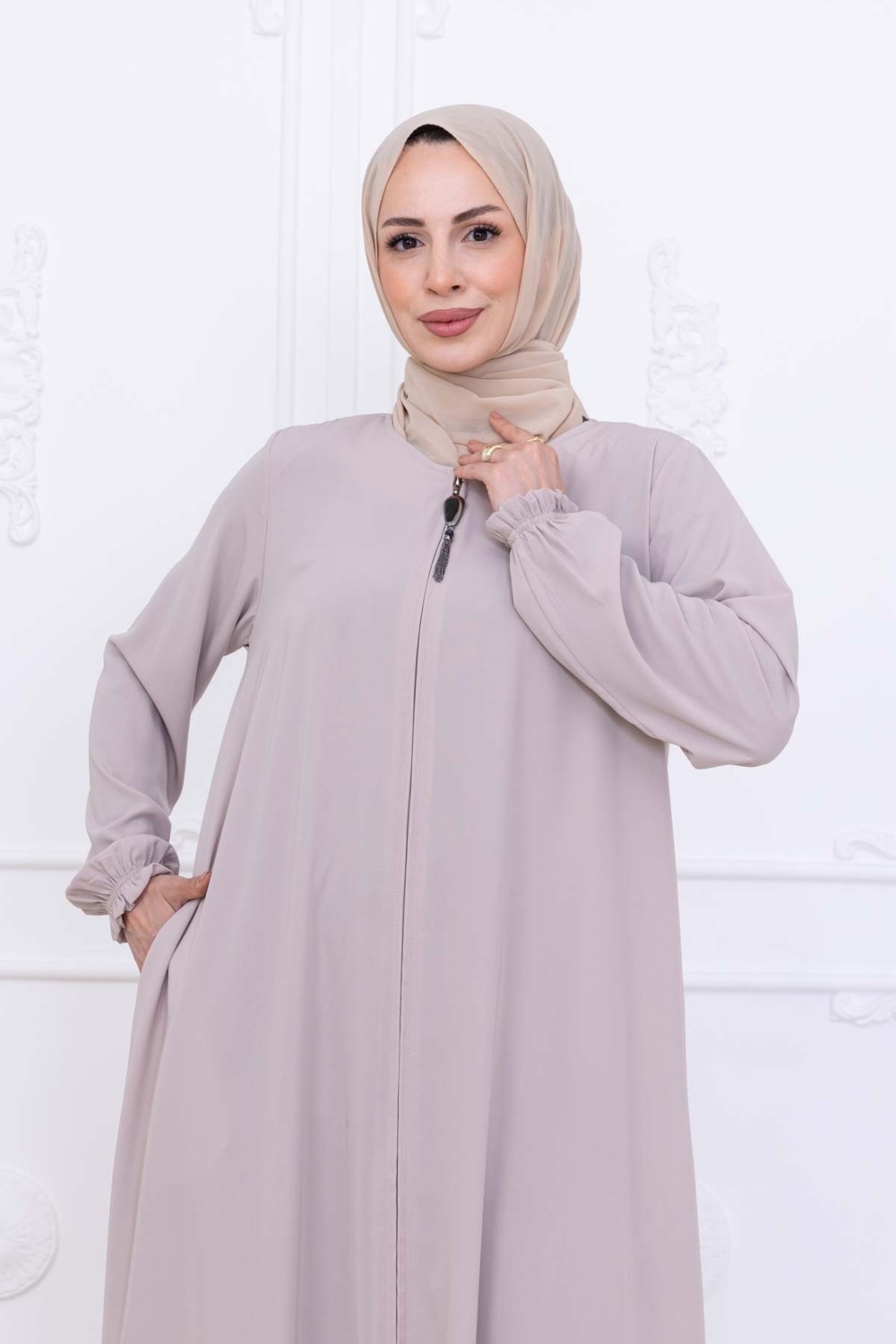 Oktayusta Collection Medine Ipeği Mevlana Ferace görsel 6