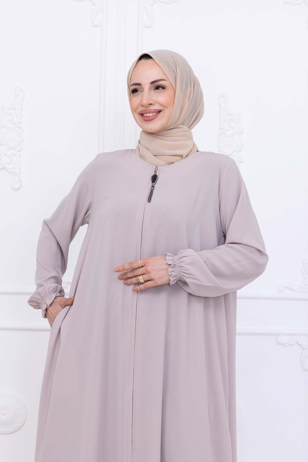 Oktayusta Collection Medine Ipeği Mevlana Ferace görsel 7