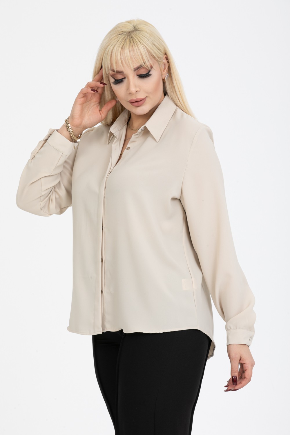 Pera Moda Jessica Büyük Beden Gömlek görsel 3