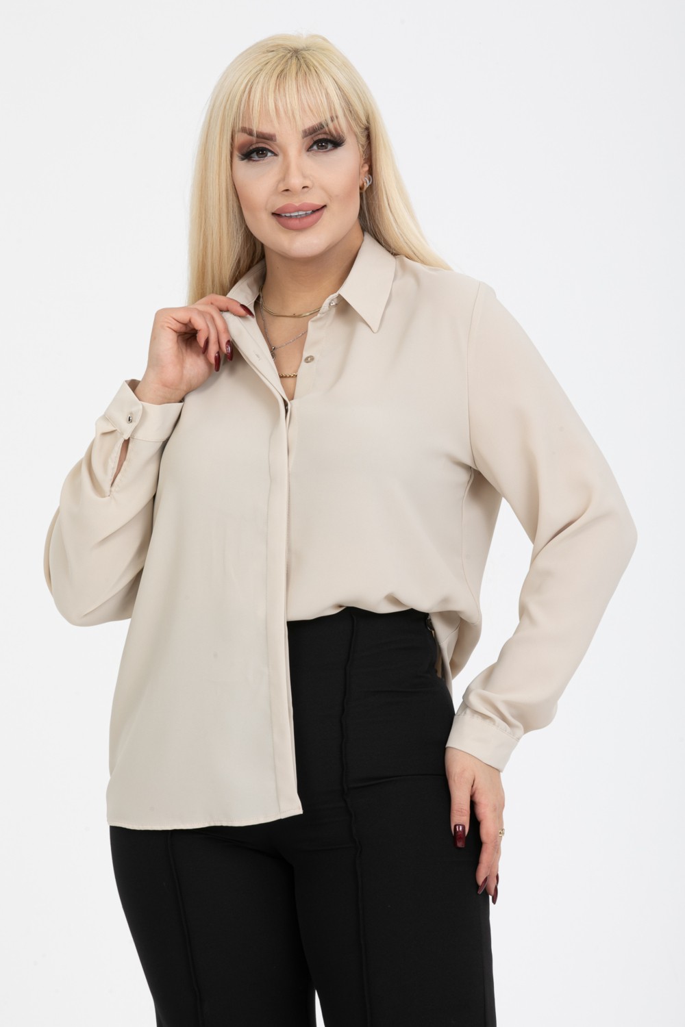 Pera Moda Jessica Büyük Beden Gömlek görsel 5