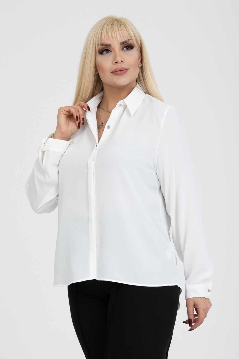 Pera Moda Jessica Büyük Beden Gömlek görsel 7