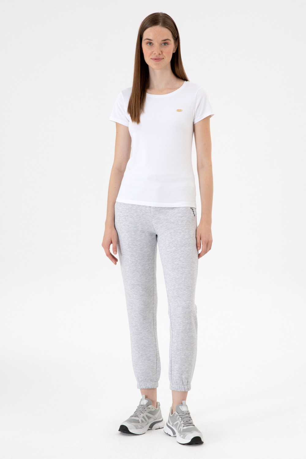 U.S. Polo Assn. Kadın Kahverengi Şardonlu Jogger Eşofman Altı 50313581-VR029