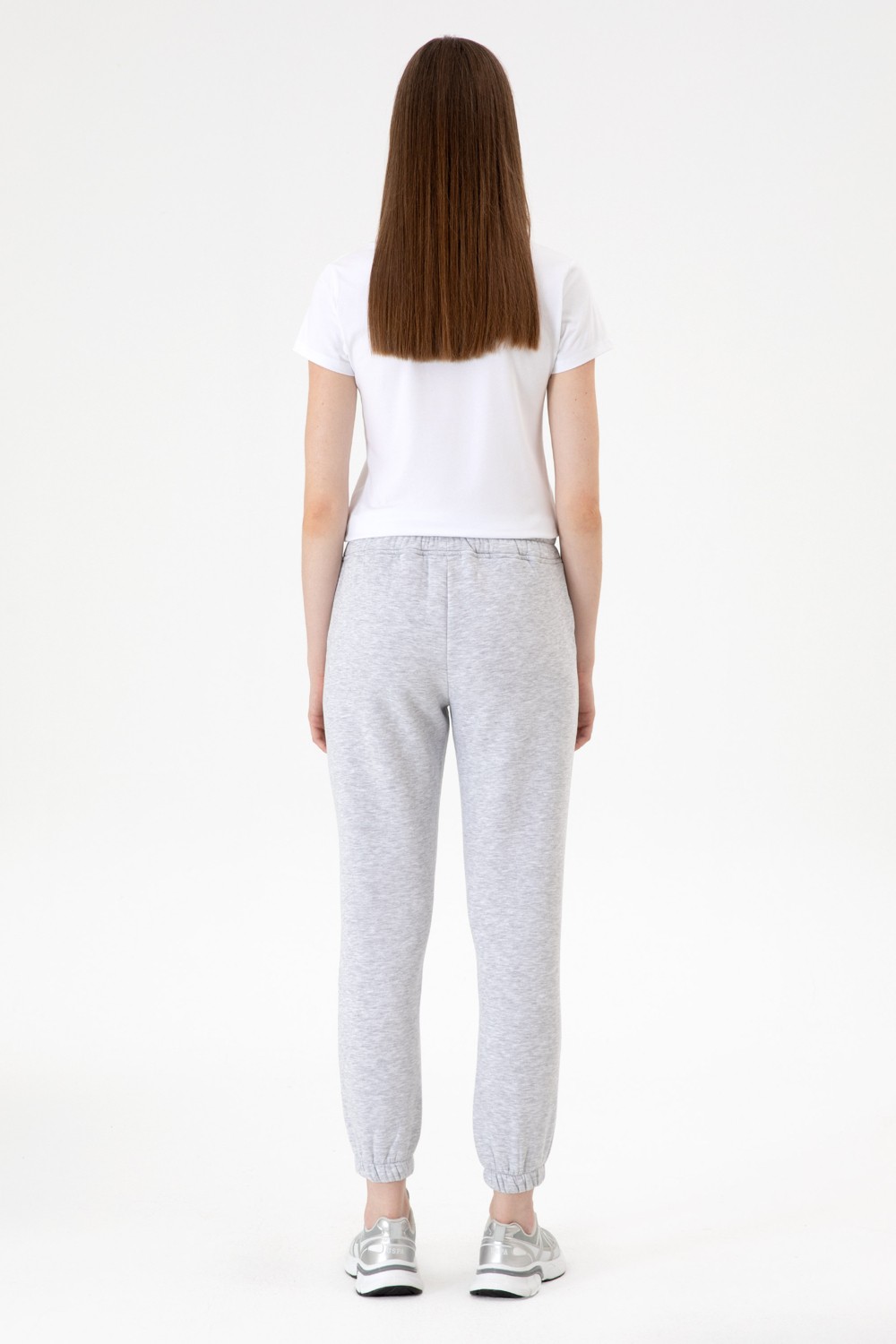 U.S. Polo Assn. Kadın Kahverengi Şardonlu Jogger Eşofman Altı 50313581-VR029 görsel 4