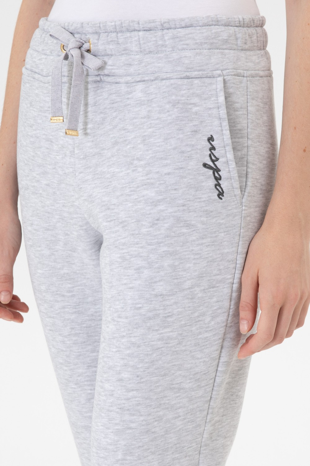 U.S. Polo Assn. Kadın Kahverengi Şardonlu Jogger Eşofman Altı 50313581-VR029 görsel 5