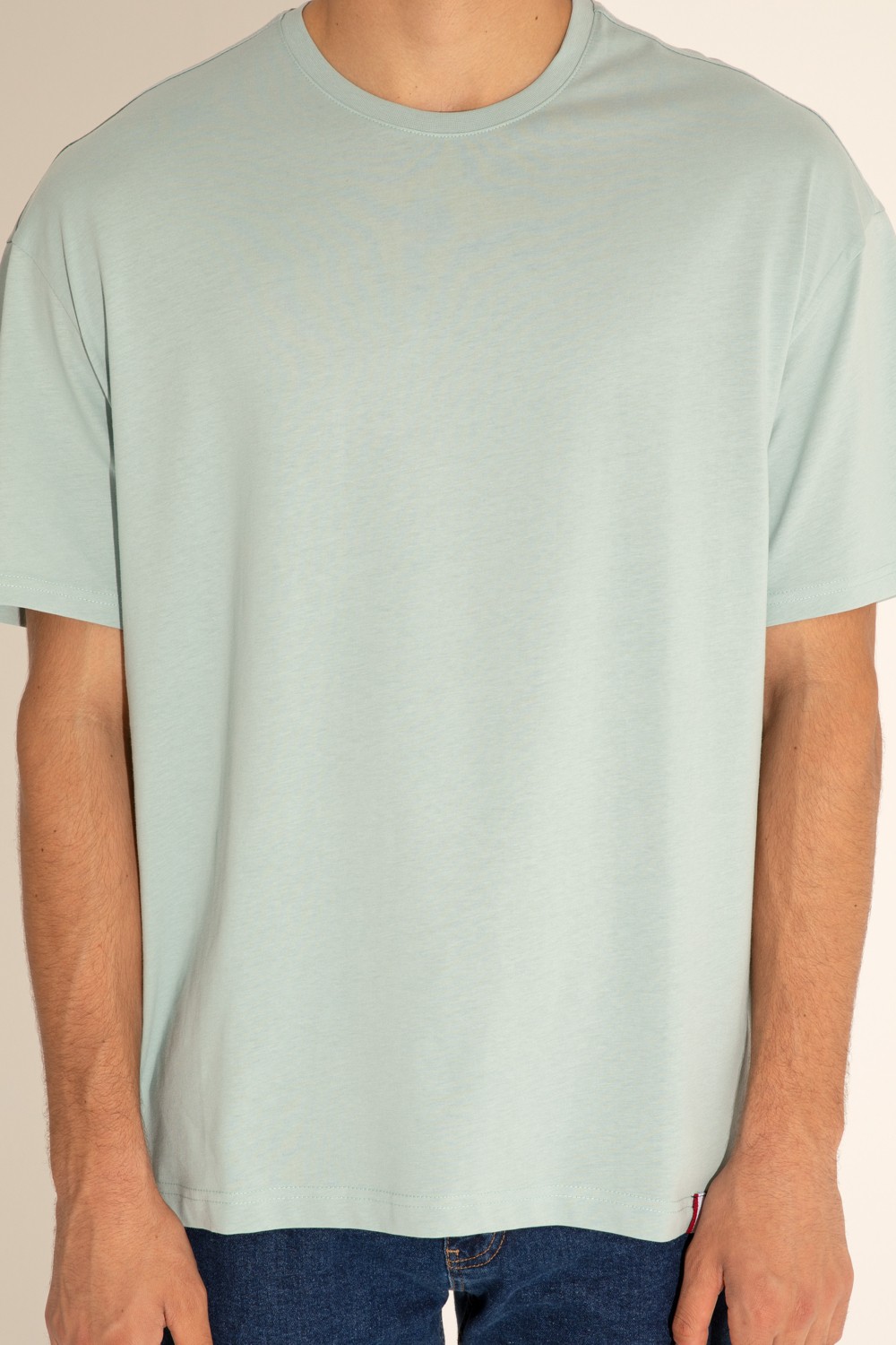 U.S. Polo Assn. Erkek Comfort Fit Bisiklet Yaka Beyaz Tişört 50294216-VR013 görsel 7
