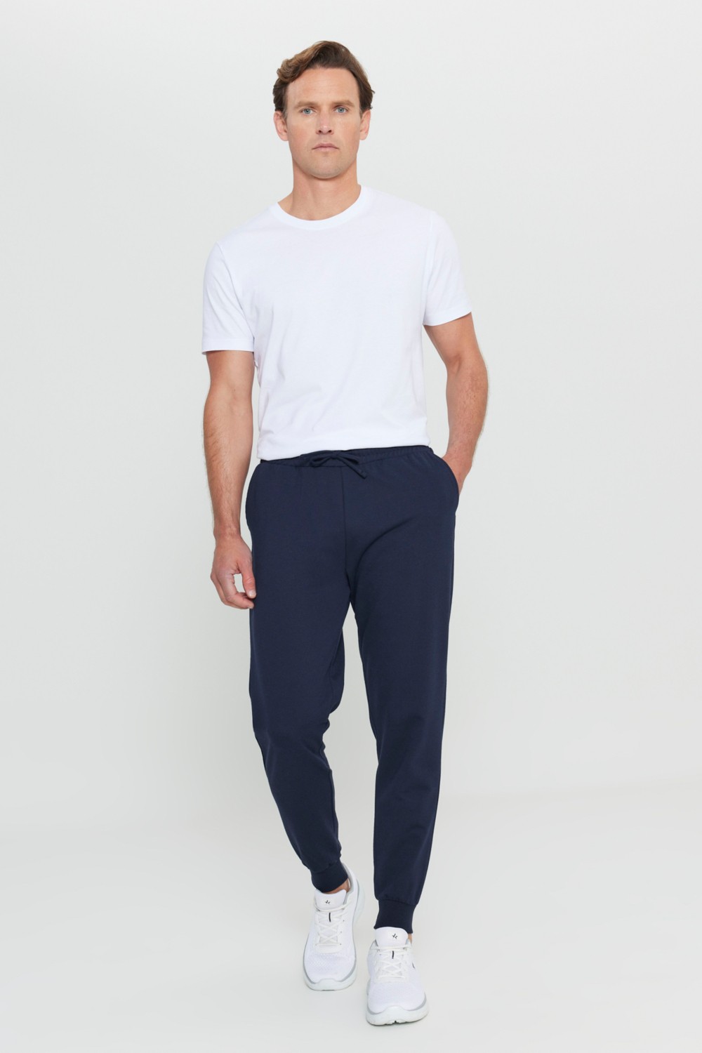 Altınyıldız Classics Erkek Siyah Standart Fit Normal Kesim 2 Iplik Cepli Rahat Pamuklu Jogger Eşofman Altı görsel 8