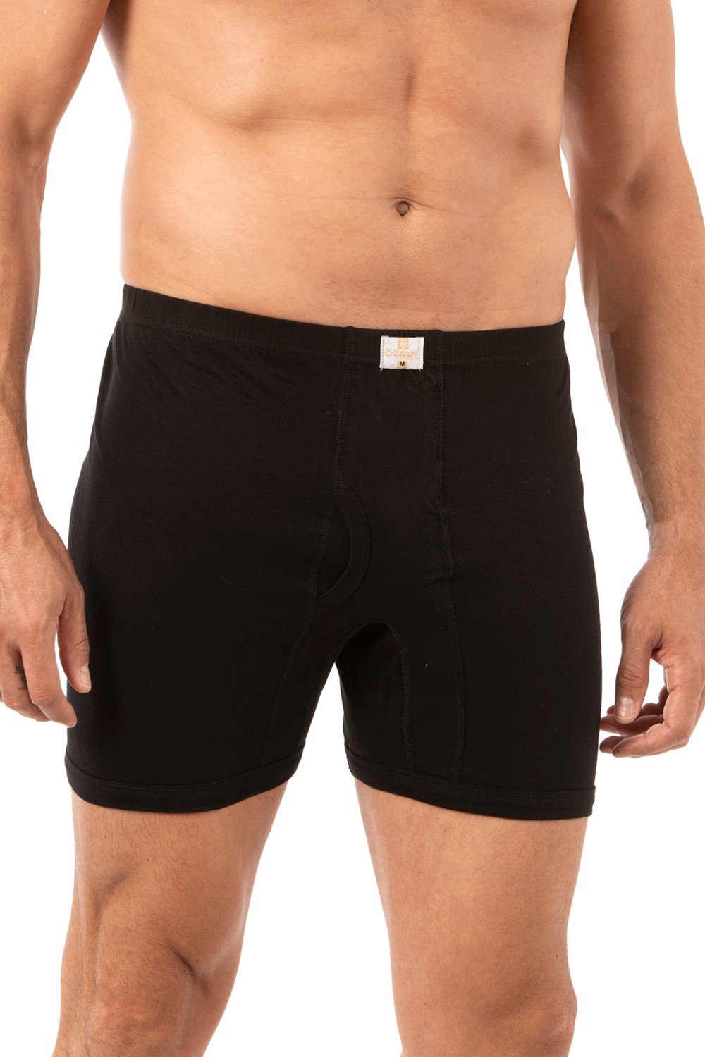 Özkan Underwear Özkan 0043 6'lı Paket Erkek %100 Pamuklu Penye Süprem Kumaş Esnek Rahat Torbalı Paçalı Don Boxer Külot görsel 7