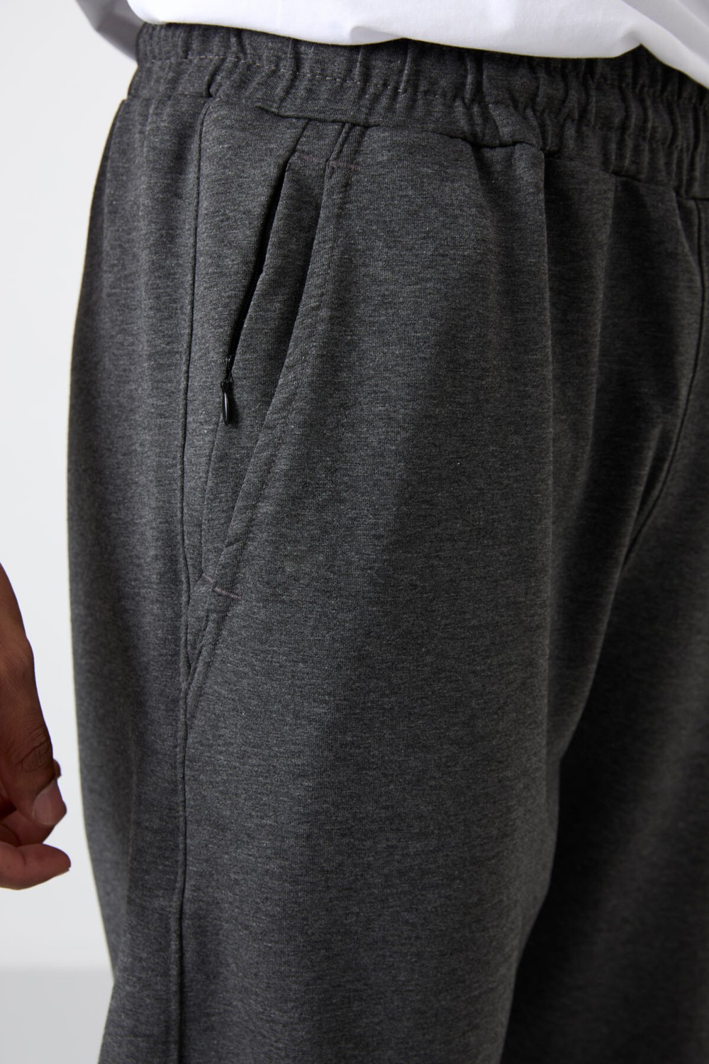Tommy Life Haki Pamuk Yumuşak Dokulu Standart Fit Nakışlı Erkek Eşofman Alt - 82133 görsel 7