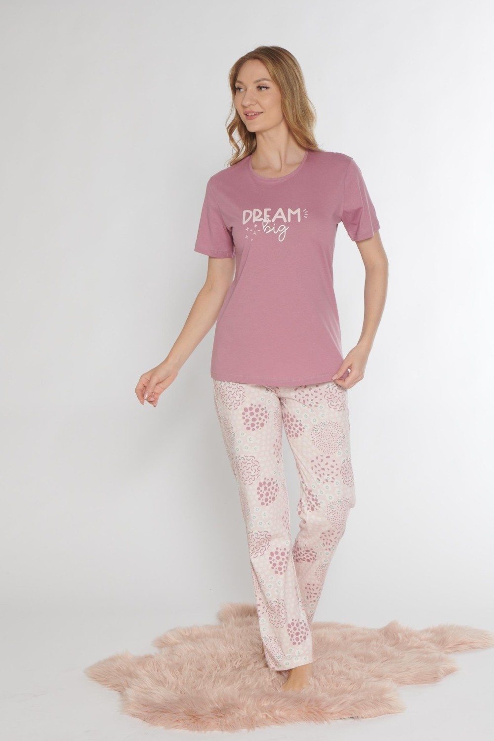 Dowry Kısa Kol Yazlık Pijama Takımı Dowry 08-132 görsel 2