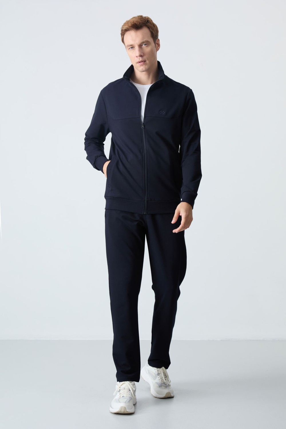 Tommy Life Haki Pamuklu Kalın Yumuşak Dokulu Comfort Fit Basic Erkek Eşofman Takım - 85260