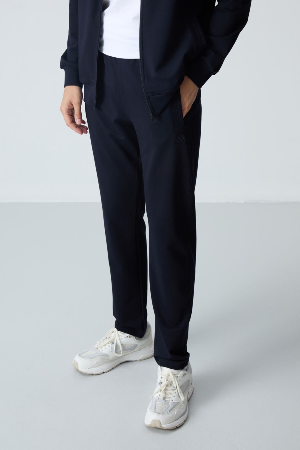 Tommy Life Haki Pamuklu Kalın Yumuşak Dokulu Comfort Fit Basic Erkek Eşofman Takım - 85260 görsel 3