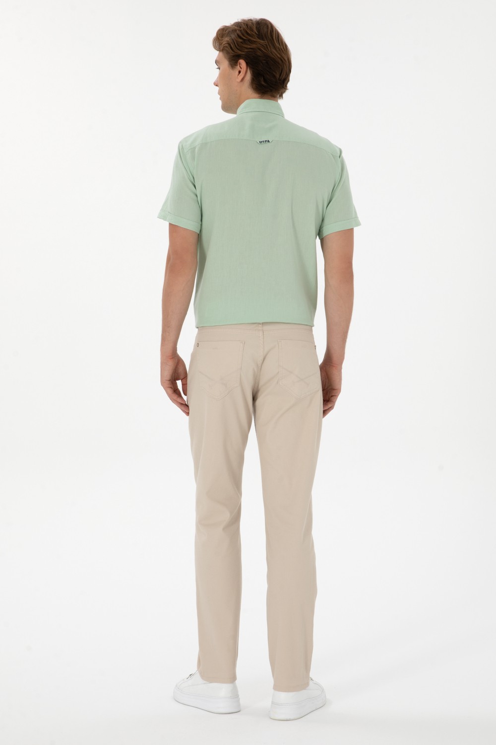 U.S. Polo Assn. Erkek Siyah Pantolon (Kanvas-Chino) 50299182-VR046 görsel 4