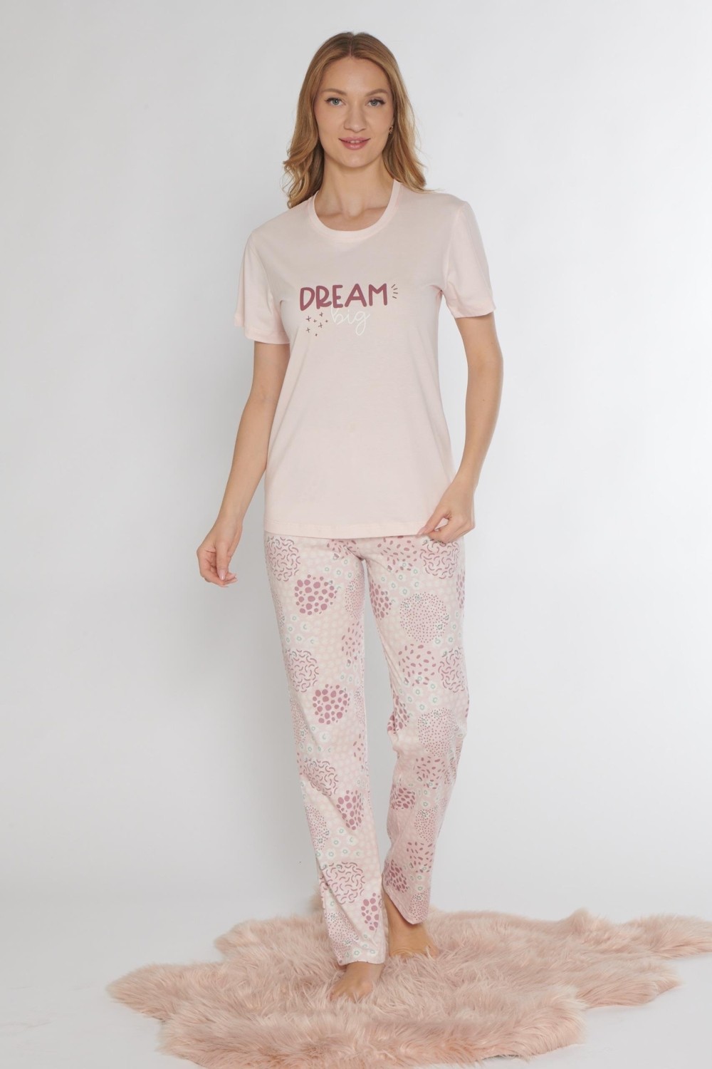 Dowry Kısa Kol Yazlık Pijama Takımı Dowry 08-132 görsel 5