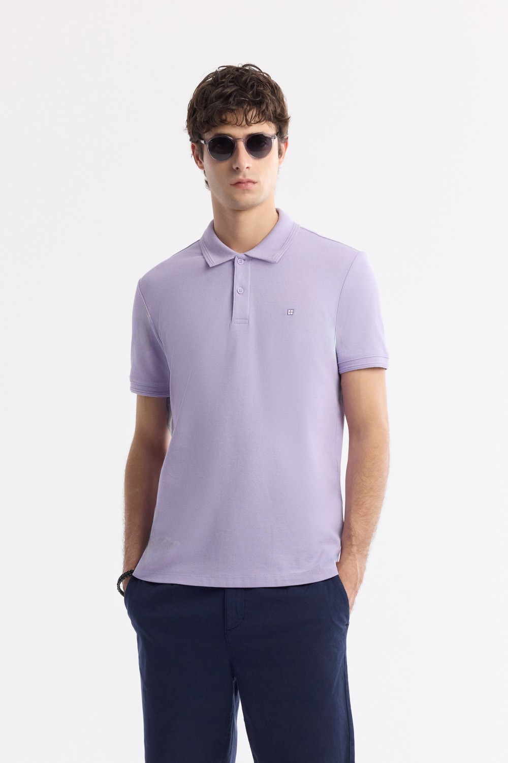 AVVA Erkek Antrasit Kıvrılmaz Polo Yaka %100 Pamuk Basic Regular Fit T-Shirt B001032