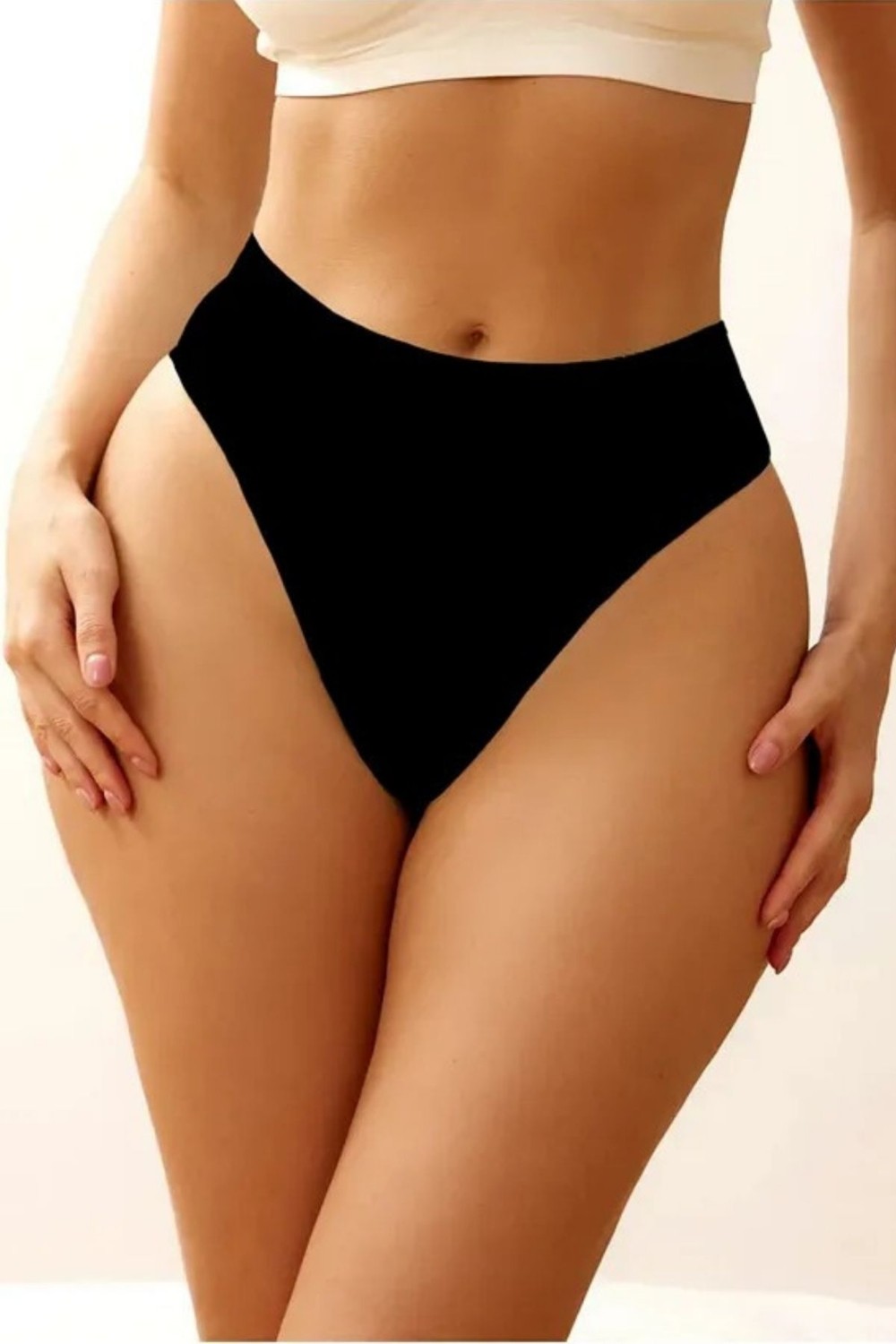 Mistirik Navelli Model Seamless Yumuşak Kumaşlı String Külot görsel 7