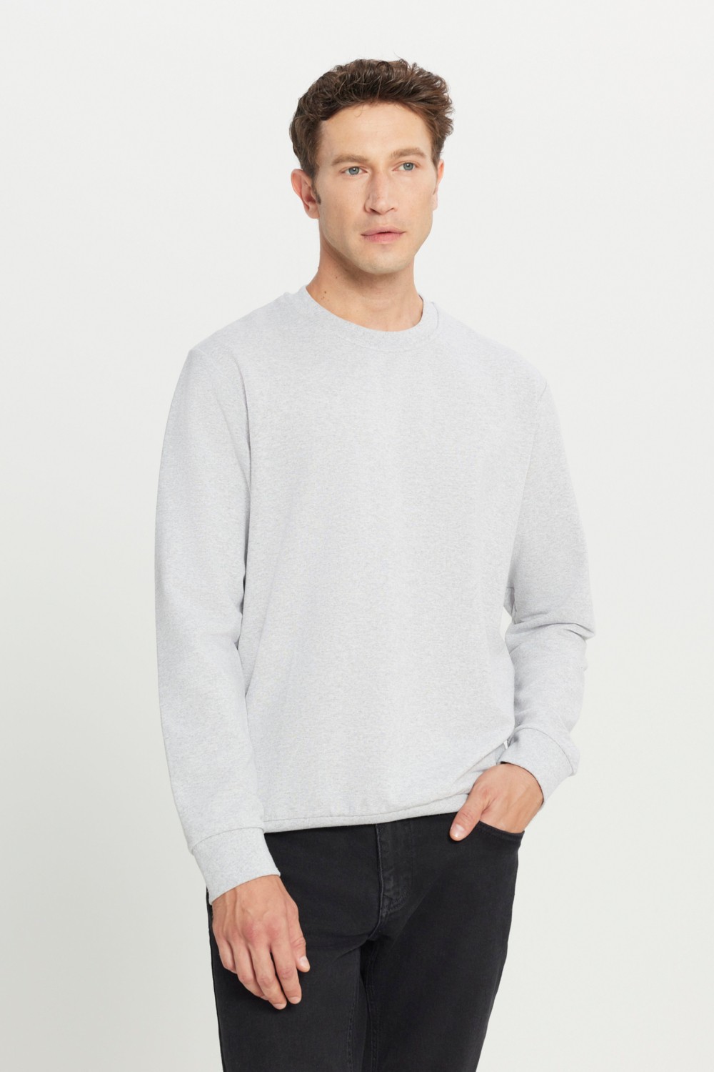 Altınyıldız Classics Pamuklu Standart Fit Normal Kesim 2 Iplik Bisiklet Yaka Sweatshirt