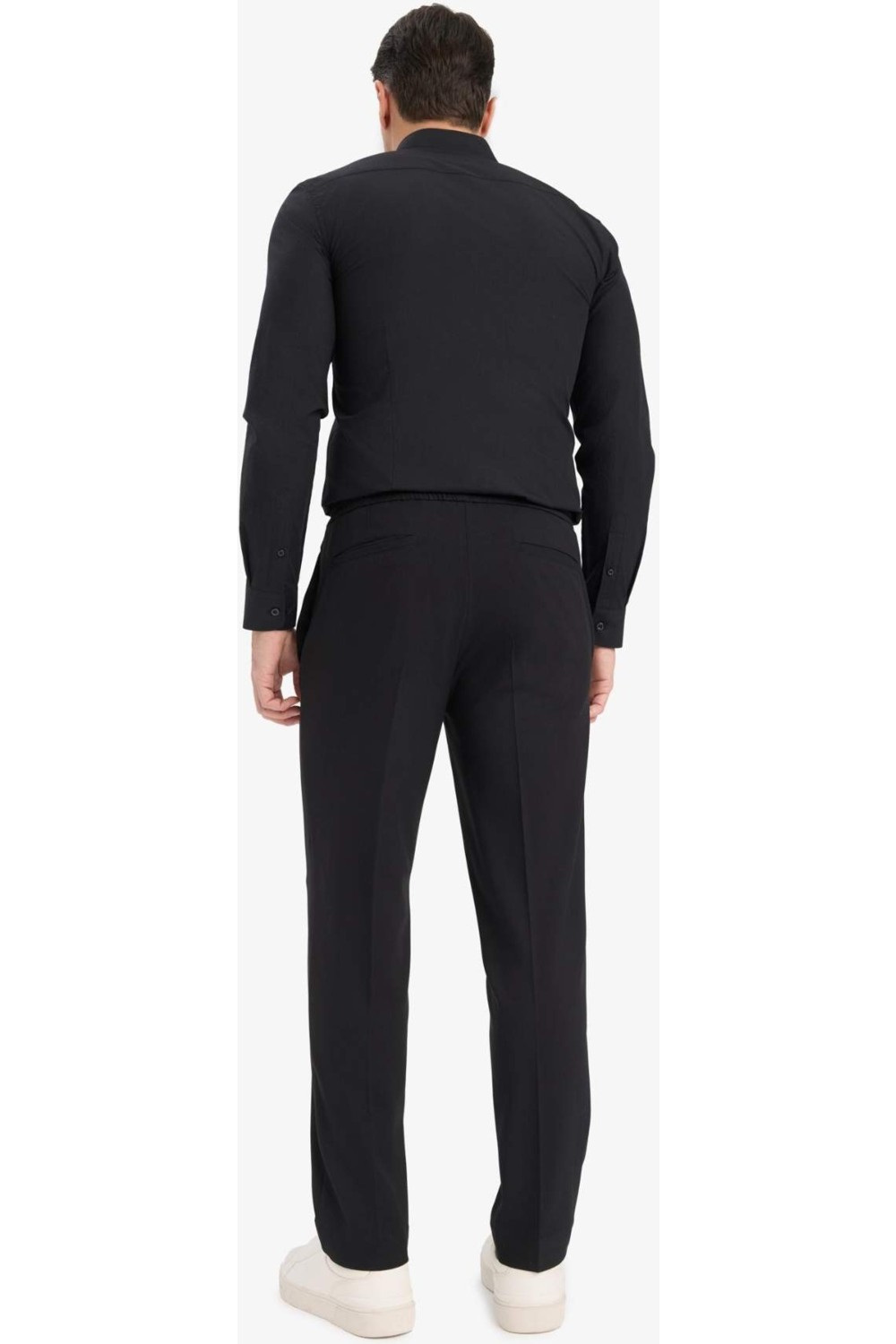 DeFacto Ultra Yumuşak Beli Bağcıklı Lastikli Cepli Jogger Fit Her Yöne Esneyen Yumuşak Tuşe Pantolon A9943AX25AU görsel 7