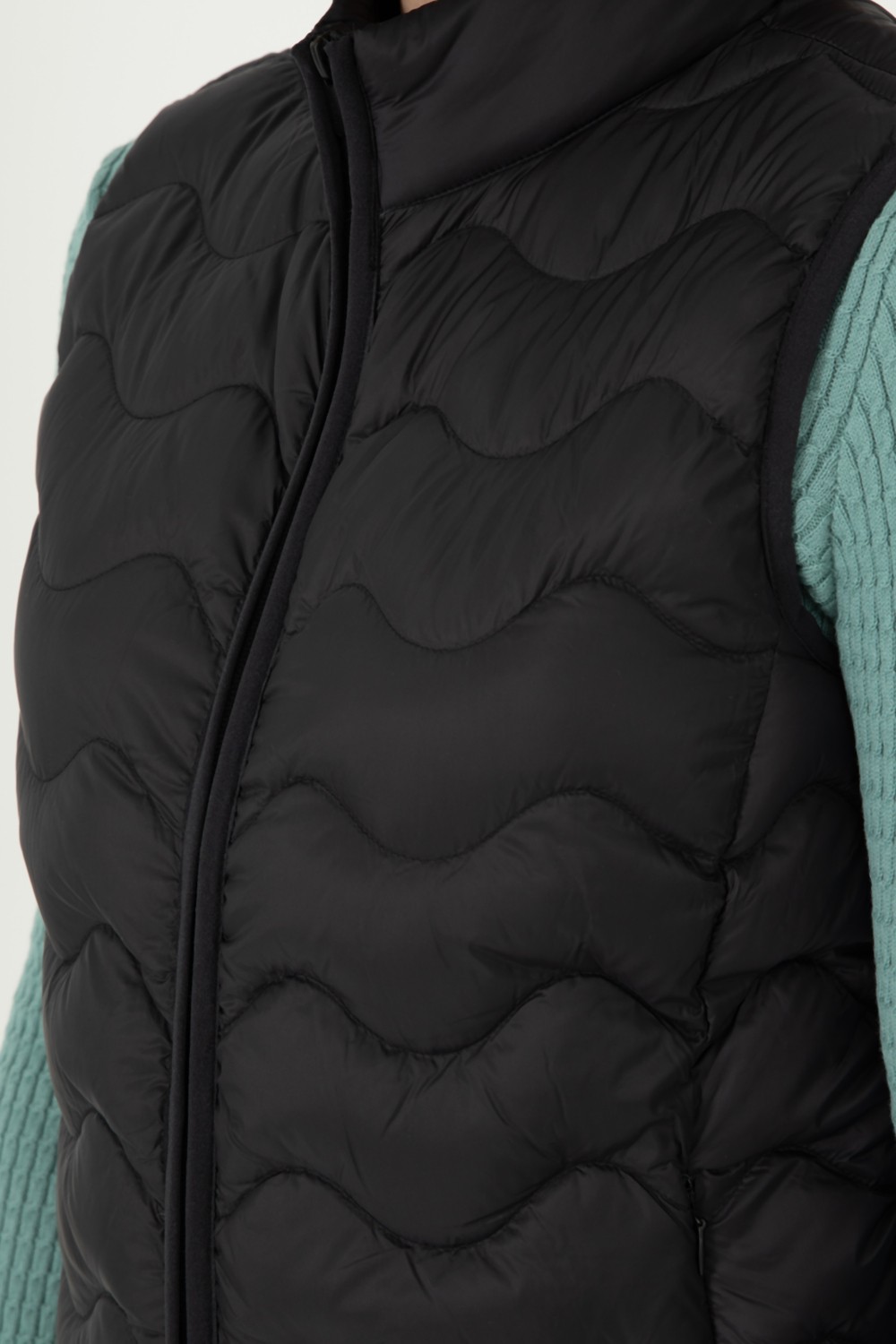 U.S. Polo Assn. Kadın Krem Yelek (Dokuma) 50289603-VR071 görsel 7