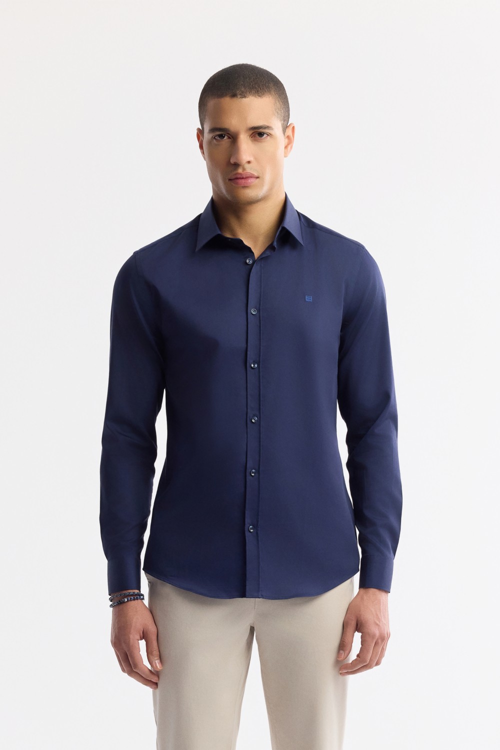 AVVA Erkek Siyah Klasik Bel Pamuklu Slim Fit Chino Pantolon A51Y3078 görsel 6