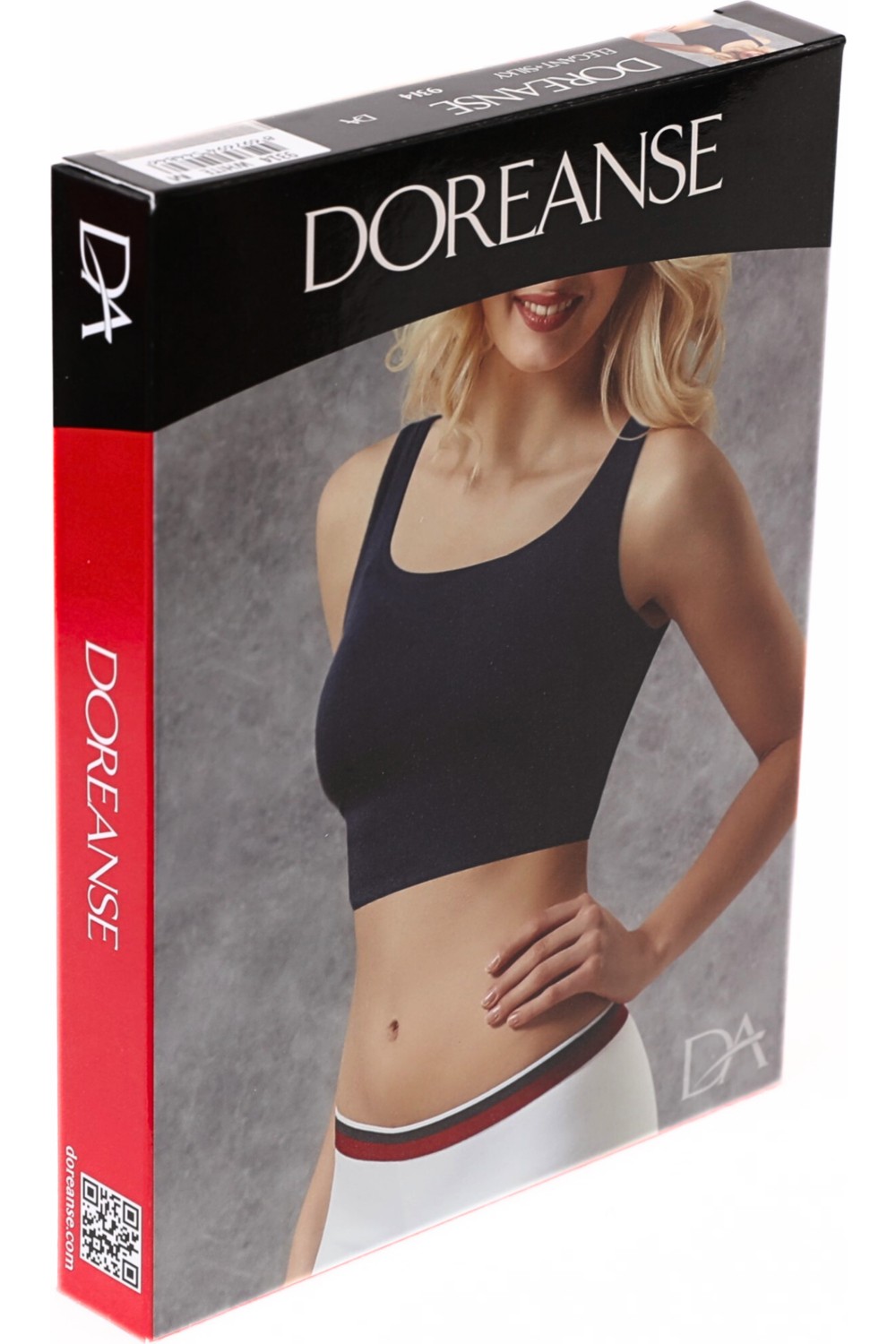Doreanse 9314 BAYAN ELEGANT SILKY LACİVERT BÜSTİYER ATLET görsel 4