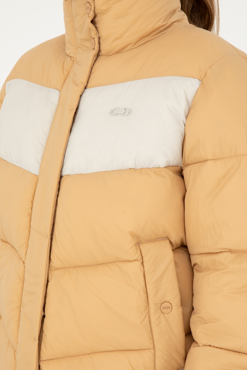 U.S. Polo Assn. Kadın Camel Mont 50292674-VR015 görsel 7