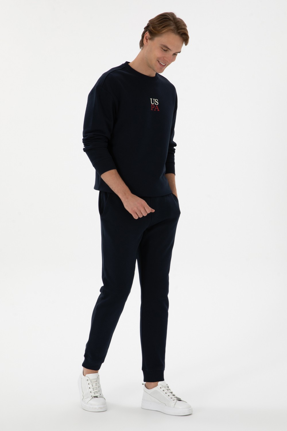 U.S. Polo Assn. Erkek Siyah Eşofman Altı 50313759-VR046 görsel 3