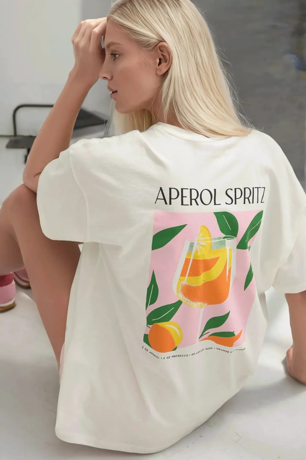 Hiccup Kadınlar Kadın %100 Pamuk Bisiklet Yaka Oversize Beyaz Baskılı T-Shirt Kırmızı