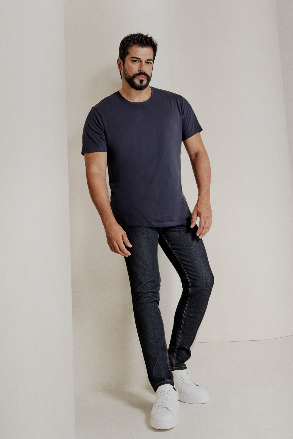 Altınyıldız Classics Erkek Petrol Mavisi Ekstra Slim Fit Dar Kesim Pamuklu Esnek Rıss Jean Kot Denim Pantolon görsel 2