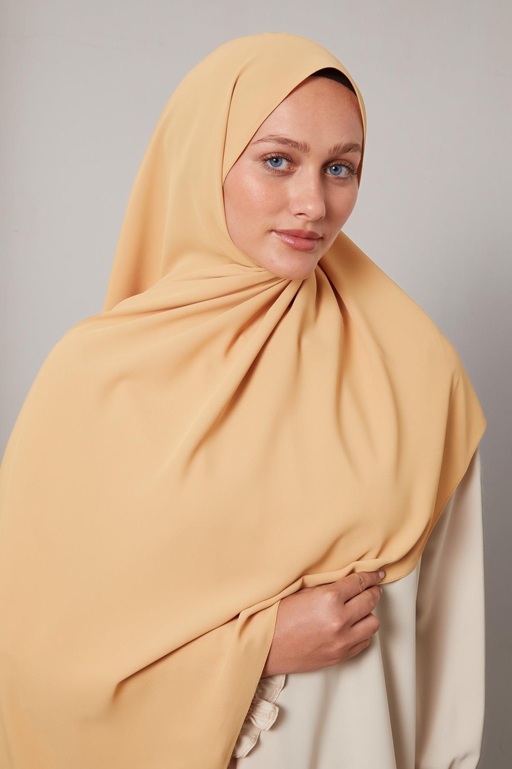 Lêvi D'or Kiremit Düz Trend Şal