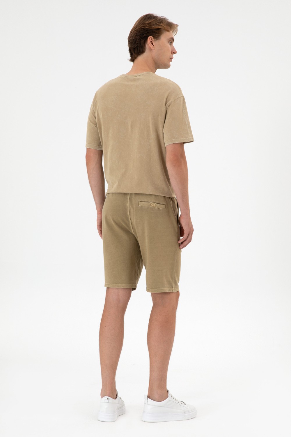 U.S. Polo Assn. Erkek Haki Örme Şort 50306976-VR027 görsel 4