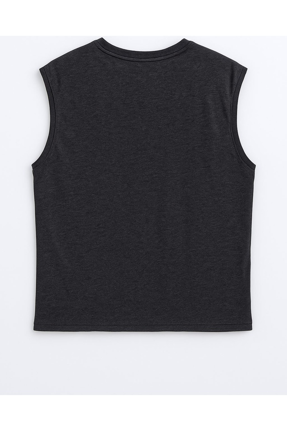 Markapia Man Erkek Bisiklet Yaka Sıfır Kol %100 Pamuk T-Shirt görsel 6