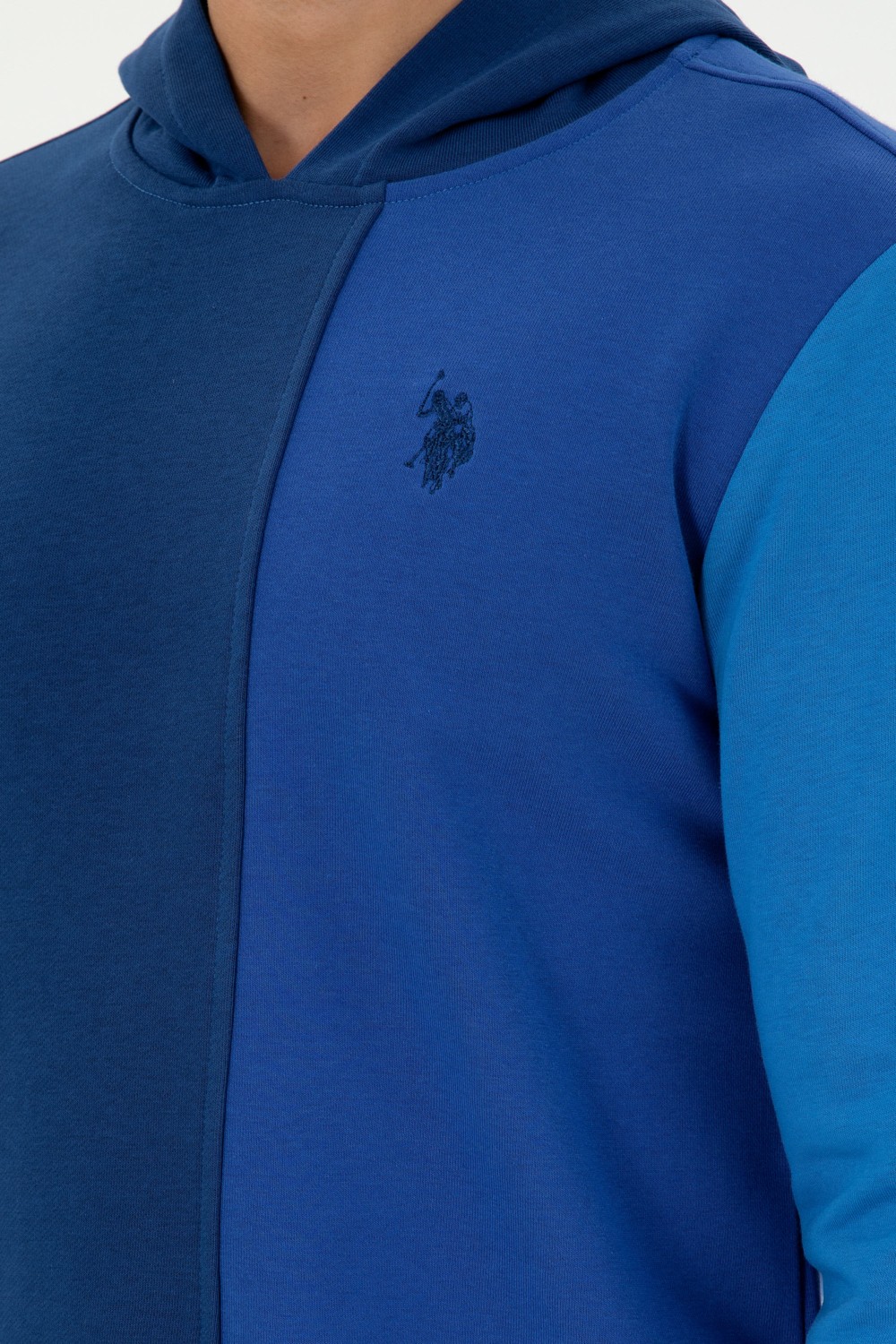 U.S. Polo Assn. Erkek İndigo Sweatshirt 50293451-VR028 görsel 7