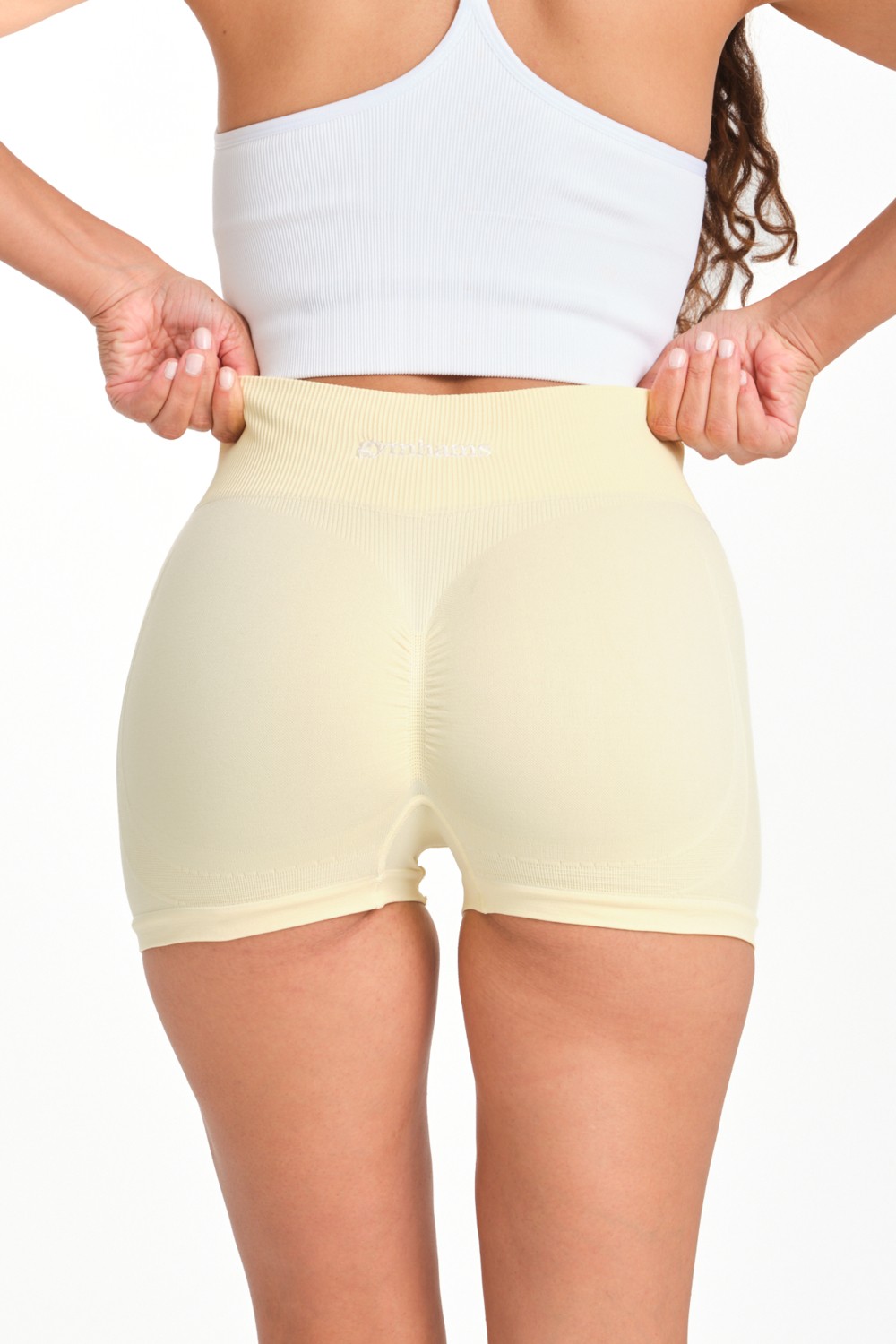 Gymhams Drop Mini Shorts Kalça Büzgülü Süper Mini Şort, Push-Up Etkili Toparlayıcı & Şekillendirici görsel 6
