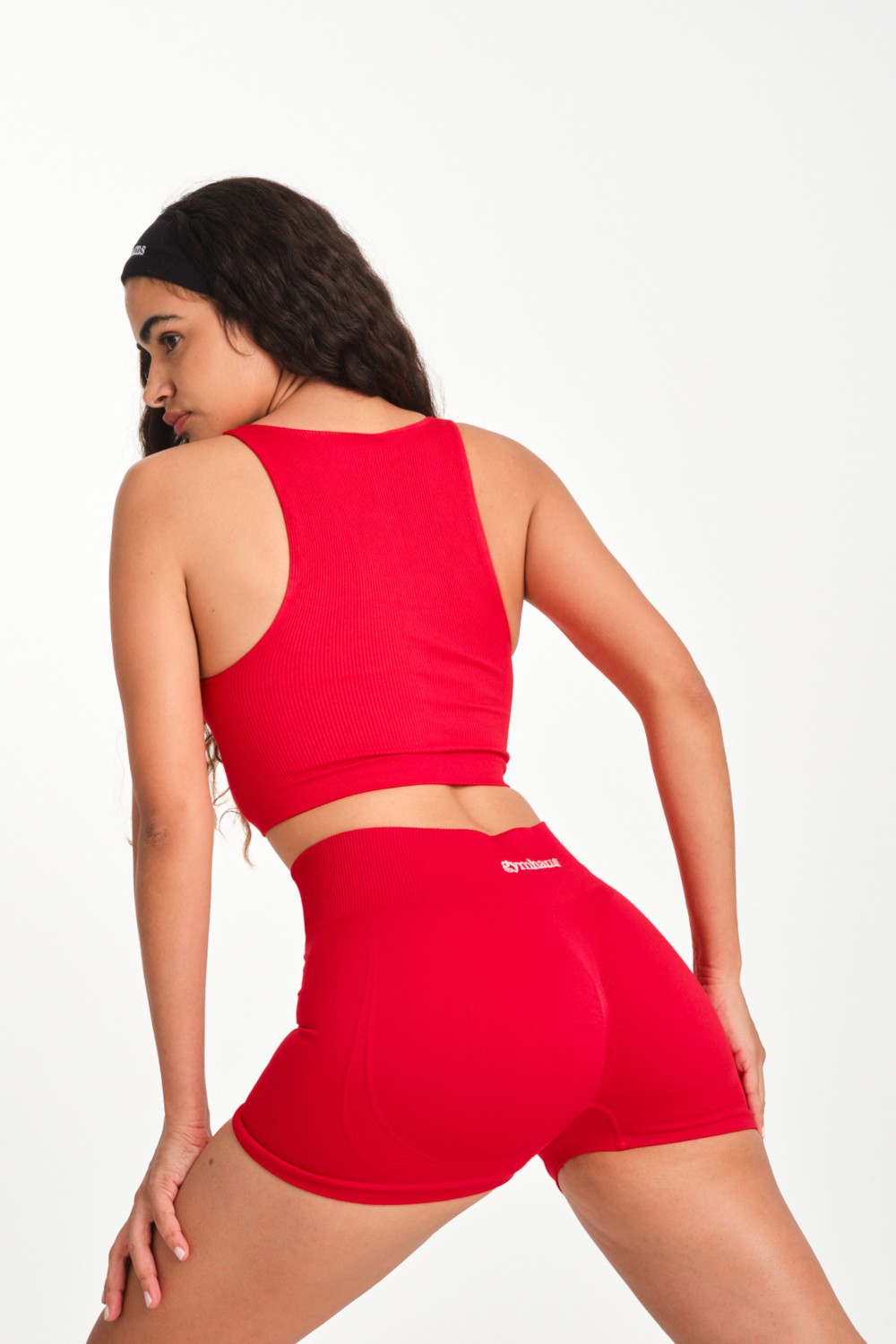 Gymhams Drop Mini Shorts Kalça Büzgülü Süper Mini Şort, Push-Up Etkili Toparlayıcı & Şekillendirici