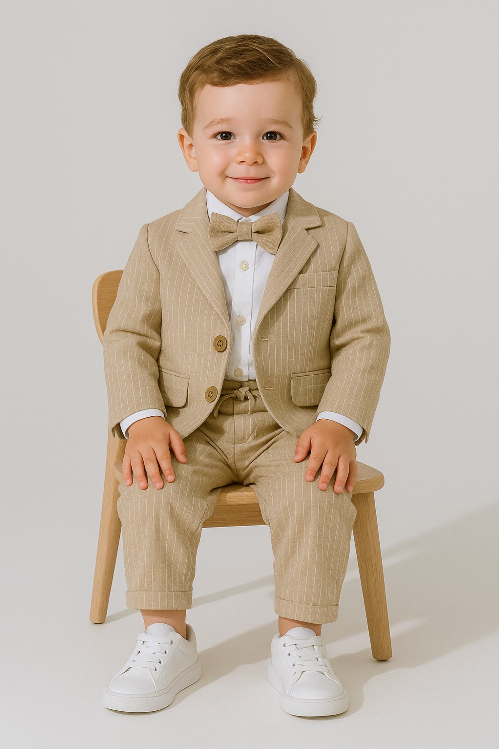 tinytrends Erkek Bebek Exclusive Cut Luxury Zıbınlı Gömlek Ceketli Takım Elbise Özel Gün Düğün Party