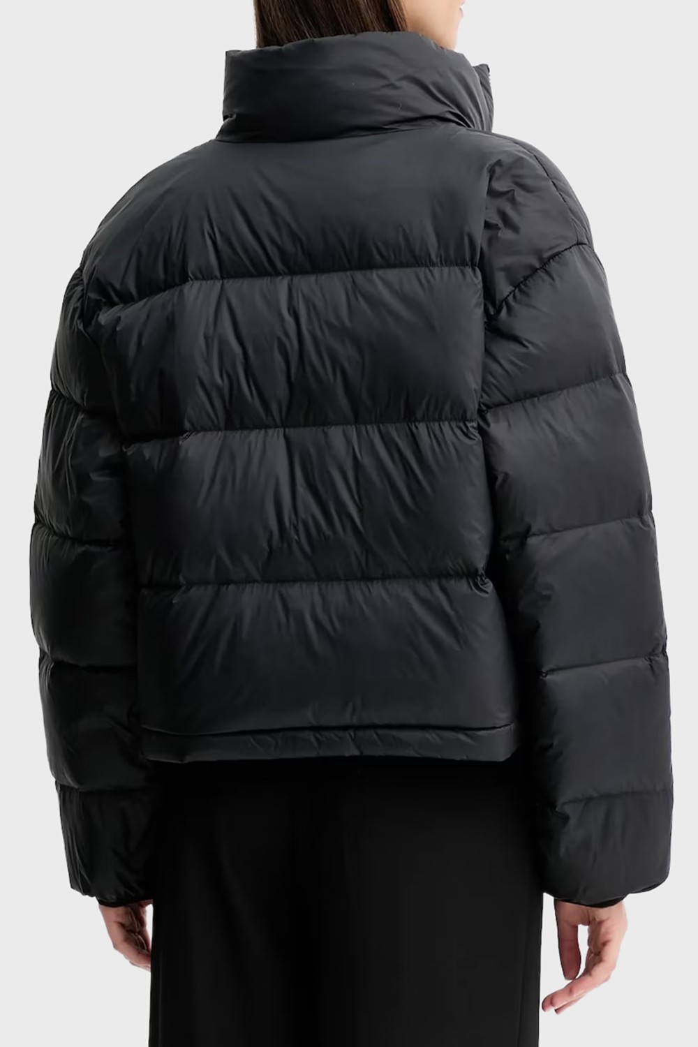 Calvin Klein Kapitoneli Logolu Boxy Fit Dik Yaka Şişme Ceket LV047D503GUB1 Bayan Ceket LV047D503G Ub1 görsel 3