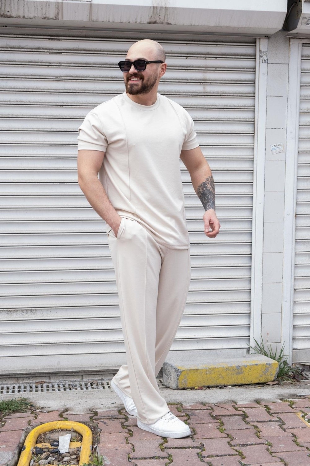 Moda Fethi Oysho Kumaş Alt/üst Rahat Kalıp Takım