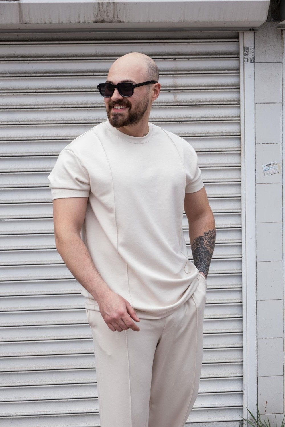 Moda Fethi Oysho Kumaş Alt/üst Rahat Kalıp Takım görsel 5