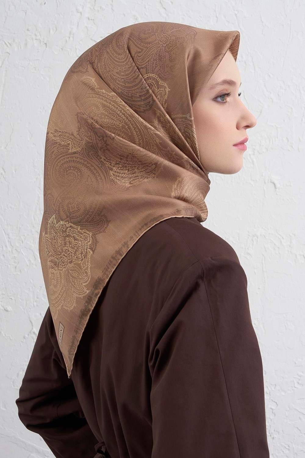 Armine Saf Ipek Sura Eşarp 9428D 38 görsel 3