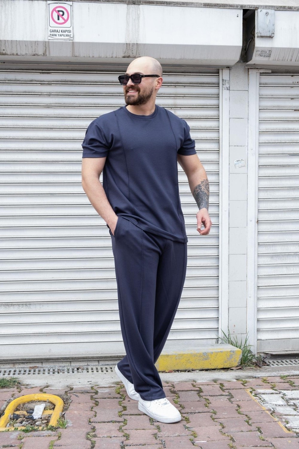 Moda Fethi Oysho Kumaş Alt/üst Rahat Kalıp Takım görsel 2
