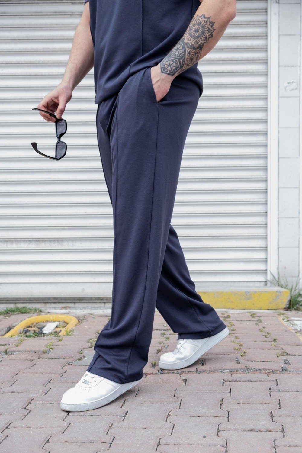 Moda Fethi Oysho Kumaş Alt/üst Rahat Kalıp Takım görsel 3