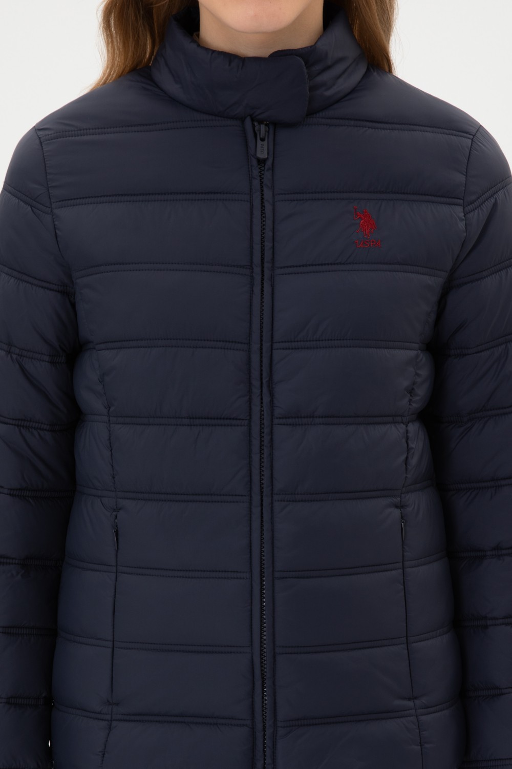 U.S. Polo Assn. Kadın Siyah Mont 50312005-VR046 görsel 6