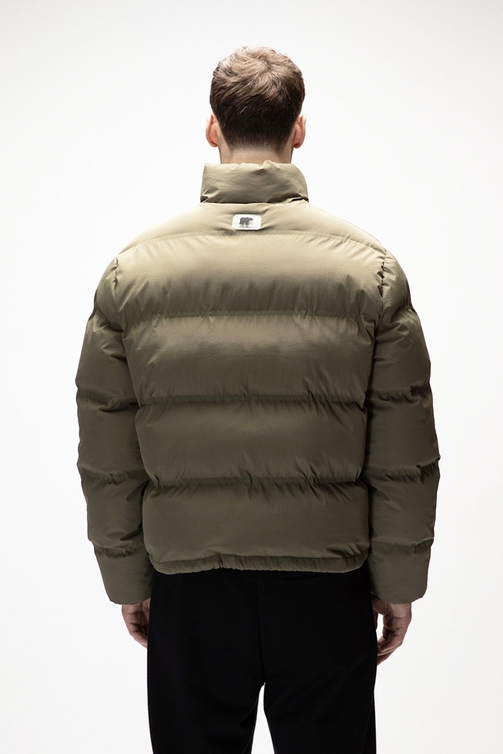 Bad Bear Amsterdam Si̇yah Puffer Kapüşonlu Erkek Mont görsel 3