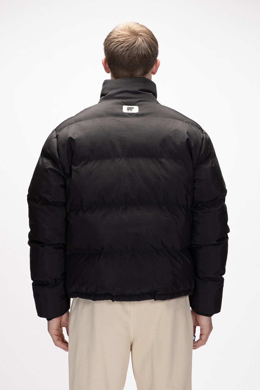 Bad Bear Amsterdam Si̇yah Puffer Kapüşonlu Erkek Mont görsel 8
