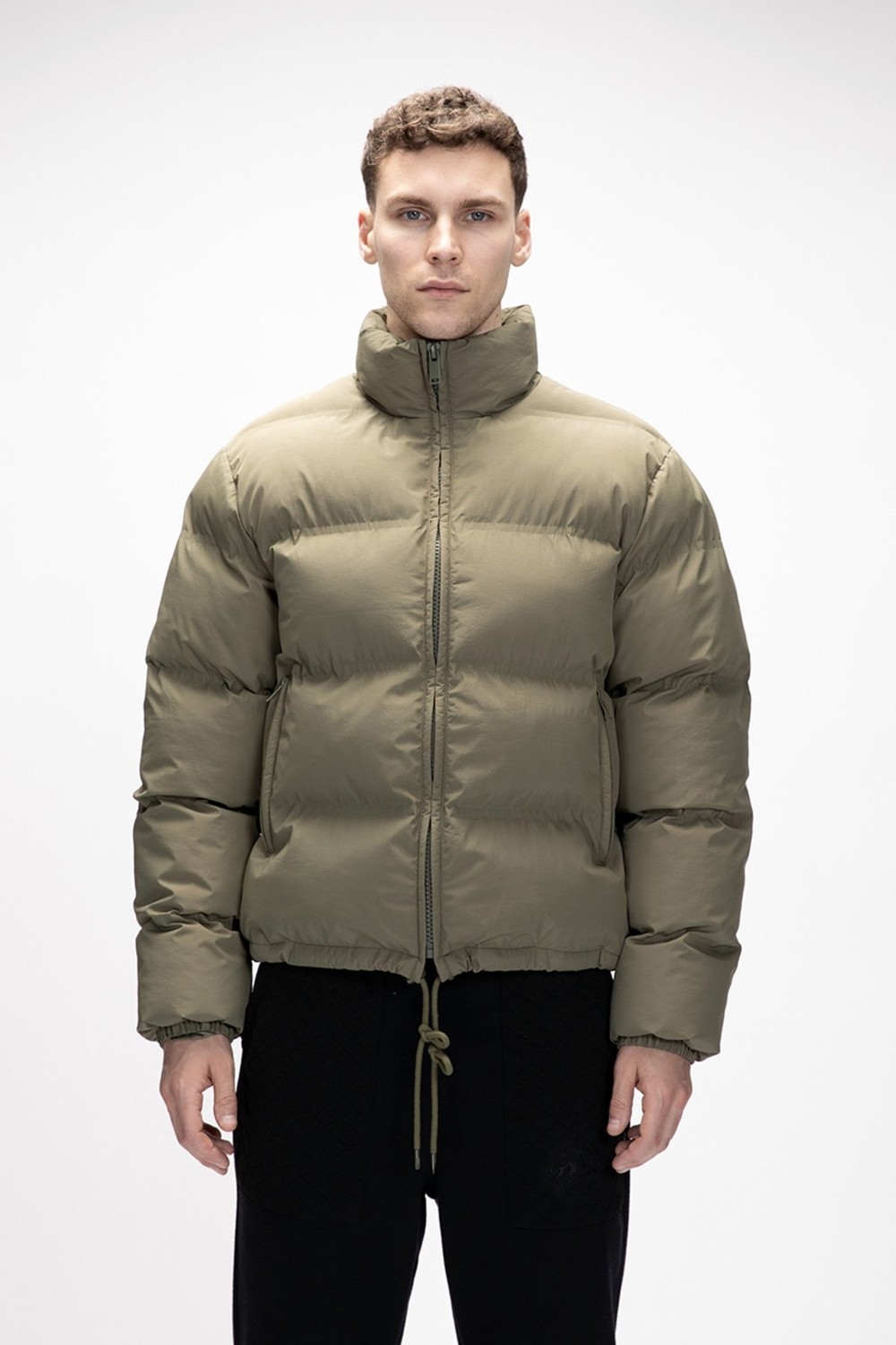 Bad Bear Amsterdam Si̇yah Puffer Kapüşonlu Erkek Mont