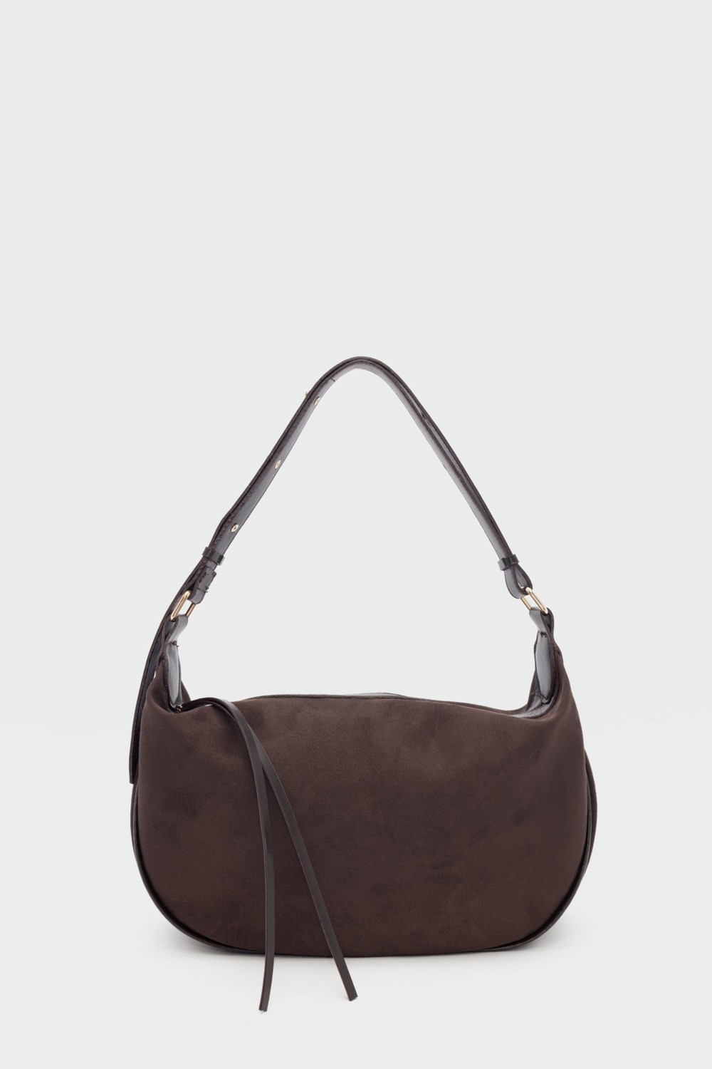 Shule Bags Poppin Süet Omuz Çantası Kahve Şık Görünüm ve Ergonomik Tasarım ile Günlük Kullanım İçin